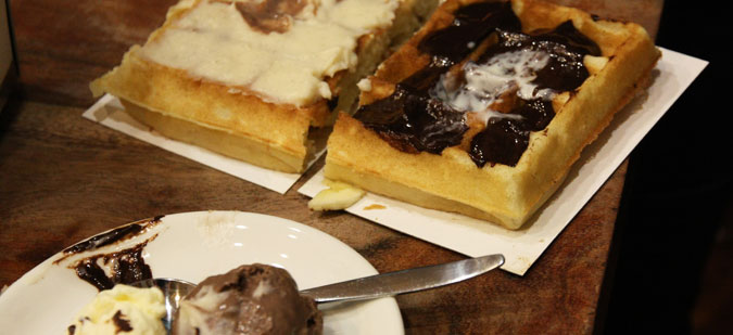 וופל בלגי בחגיגה של בבט